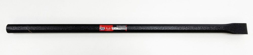 COLD CHISEL 24 x 1 DROP FORGED HARDENED STEEL BLACK FINISH - TOOLZONE KDPPN149 thumbnail 2