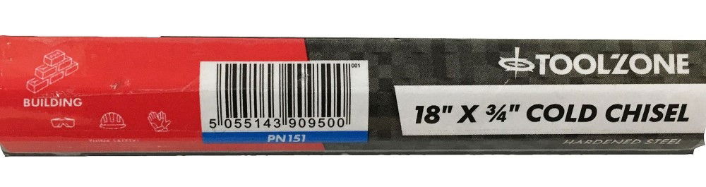 COLD CHISEL 18 x 3/4 - TOOLZONE KDPPN151 thumbnail 2