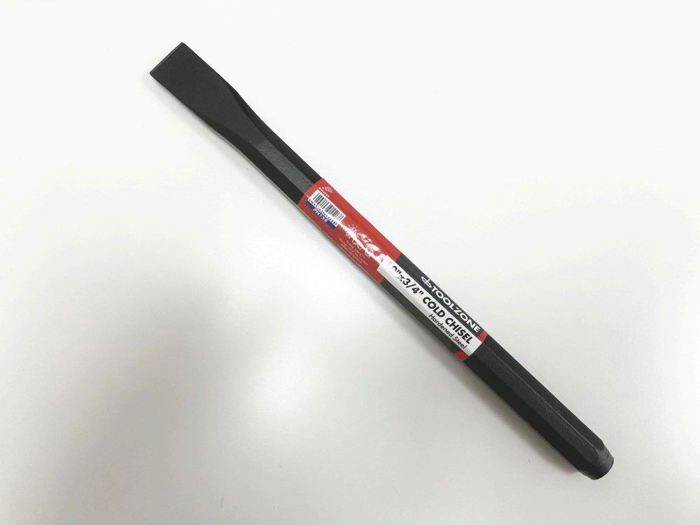 COLD CHISEL 10 x 3/4 DROP FORGED HARDENED STEEL BLACK FINISH - TOOLZONE KDPPN158 thumbnail 2