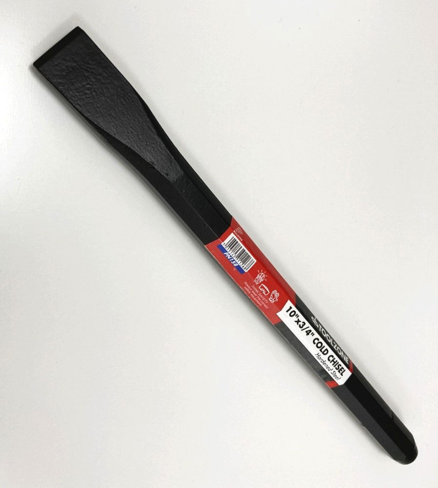 COLD CHISEL 10 x 3/4 DROP FORGED HARDENED STEEL BLACK FINISH - TOOLZONE KDPPN158 thumbnail 3