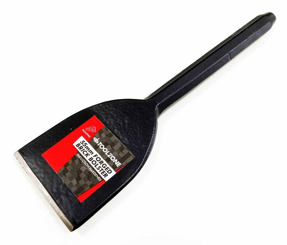 ELECTRICIANS BOLSTER 55mm FORGED INDUCTION HARDENED BLACK FINISH - TOOLZONE KDPPN161 thumbnail 2