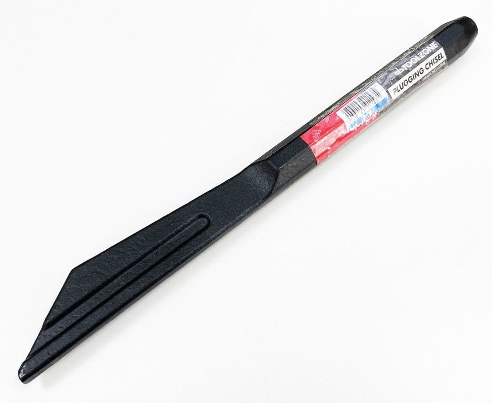 PLUGGING CHISEL 250mm x 20mm HARDENED STEEL - TOOLZONE KDPPN165 thumbnail 2