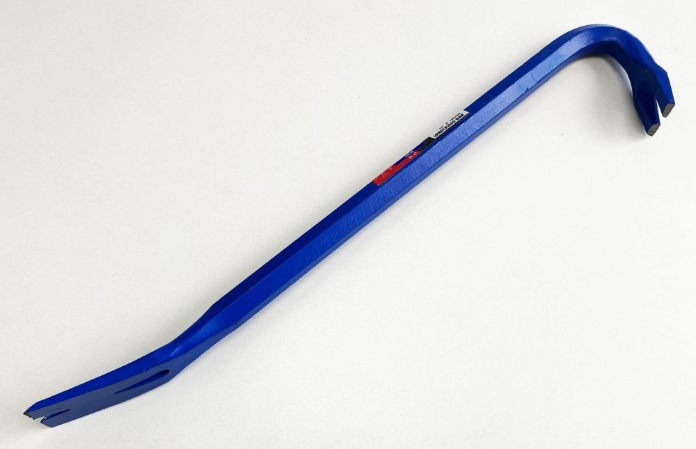 WRECKING BAR EXTRA HEAVY DUTY 18 x 18mm WITH NAIL PULLER SLOT - TOOLZONE KDPPN168 thumbnail 2