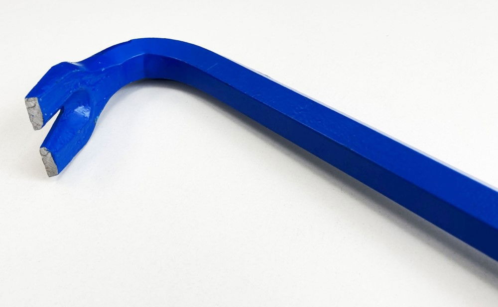 WRECKING BAR EXTRA HEAVY DUTY 18 x 18mm WITH NAIL PULLER SLOT - TOOLZONE KDPPN168 thumbnail 5