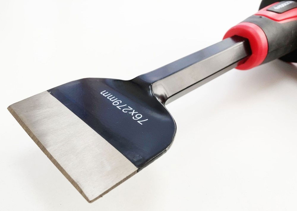 ELECTRICIANS COLD CHISEL 279 x 76 x 19mm DROP FORGED STEEL SOFT GRIP - TOOLZONE KDPPN170 thumbnail 5