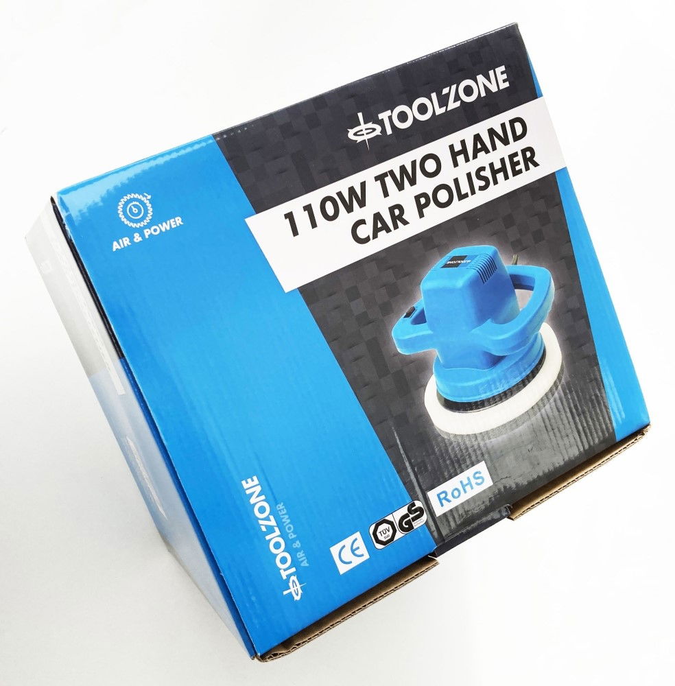 CAR POLISHER 110W 240V TWO HAND 3000rpm - TOOLZONE KDPPW091 thumbnail 3