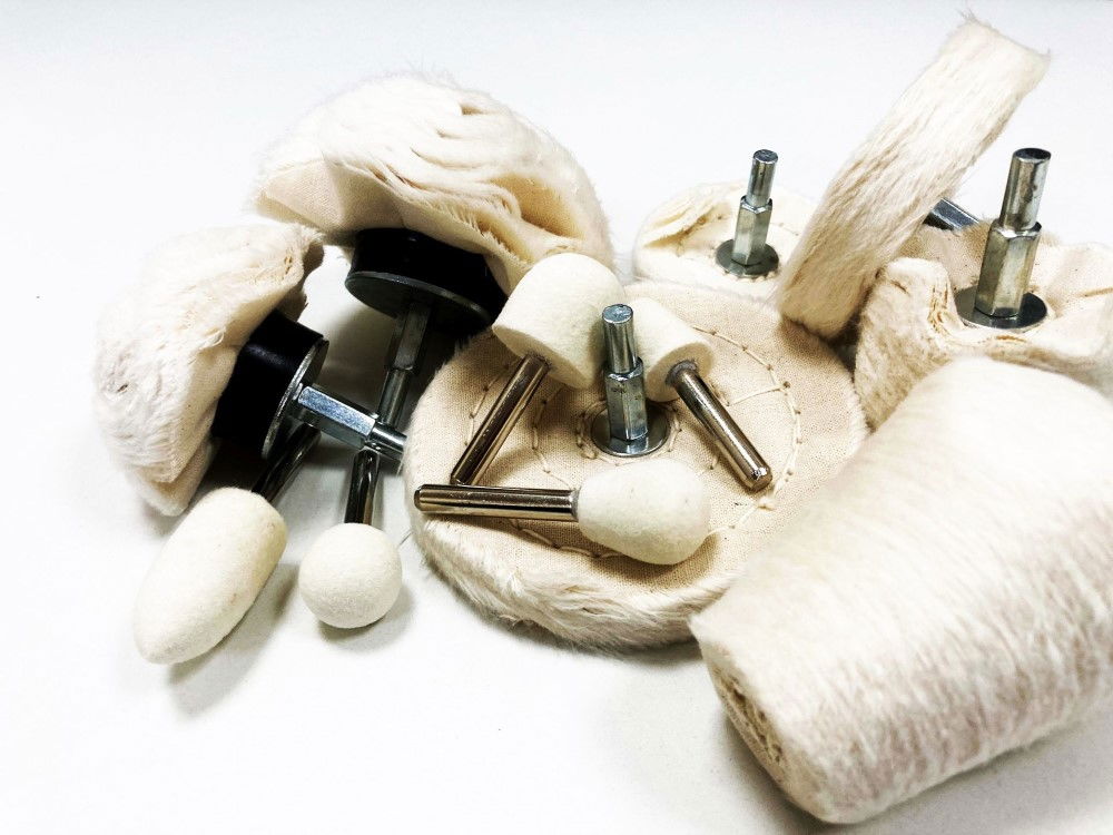 POLISHING KIT 18PC WITH 6 COMPOUNDS FELT BOBS BUFFS AND WHEELS - TOOLZONE KDPPW163 thumbnail 6