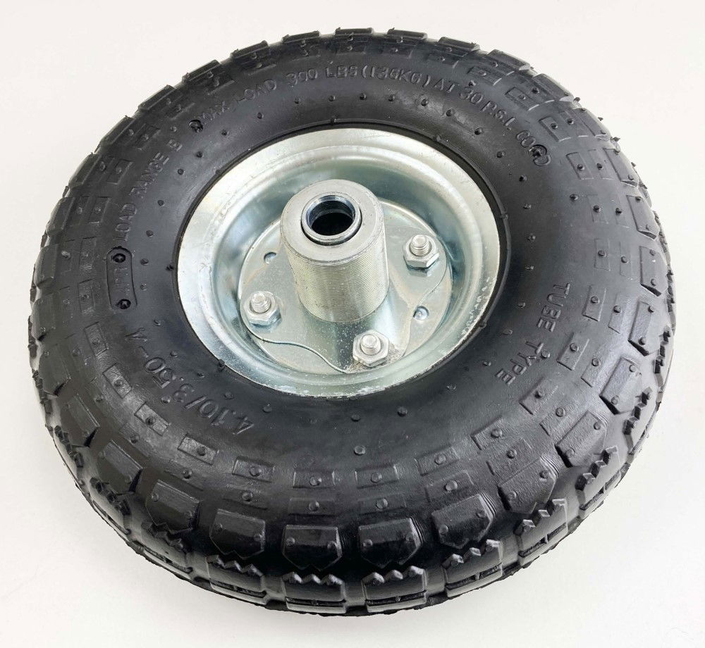 SACK TRUCK SPARE WHEEL SILVER CENTRE 250 x 76mm 16mm BORE - TOOLZONE KDPRM003 thumbnail 4