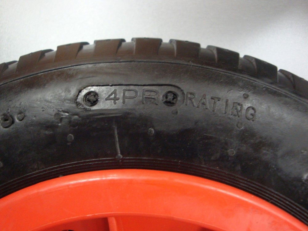 WHEELBARROW WHEEL 350x85mm 4PLY 25mm BORE 3.50-8 - TOOLZONE KDPRM026 thumbnail 5