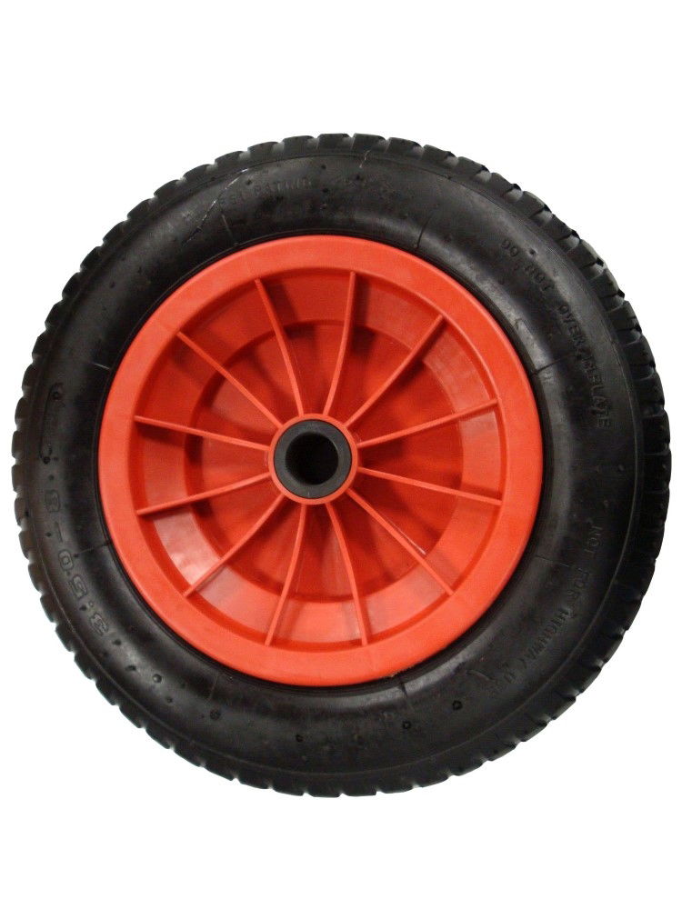 WHEELBARROW WHEEL 350x85mm 4PLY 25mm BORE 3.50-8 - TOOLZONE KDPRM026 thumbnail 7