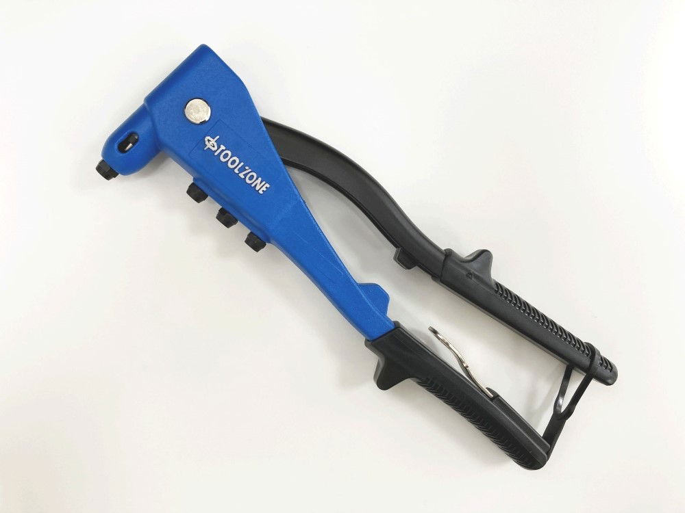 HAND RIVETER 265mm 2.4-4.8mm 4 NOZZLES - TOOLZONE KDPRV002 thumbnail 4