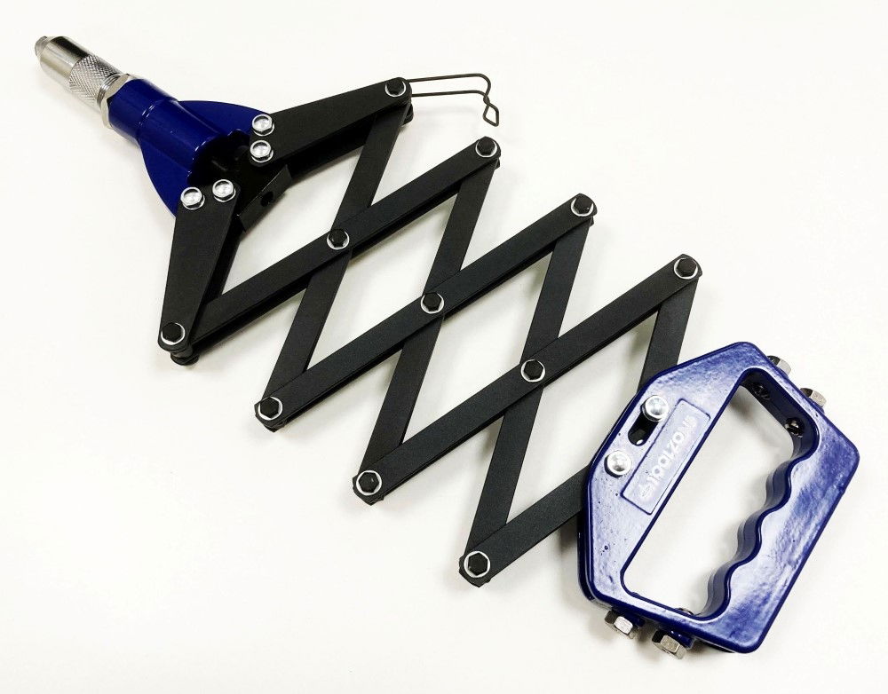 RIVETER LAZY TONG 3.2-6.4mm 3 NOZZLES - TOOLZONE KDPRV005 thumbnail 4