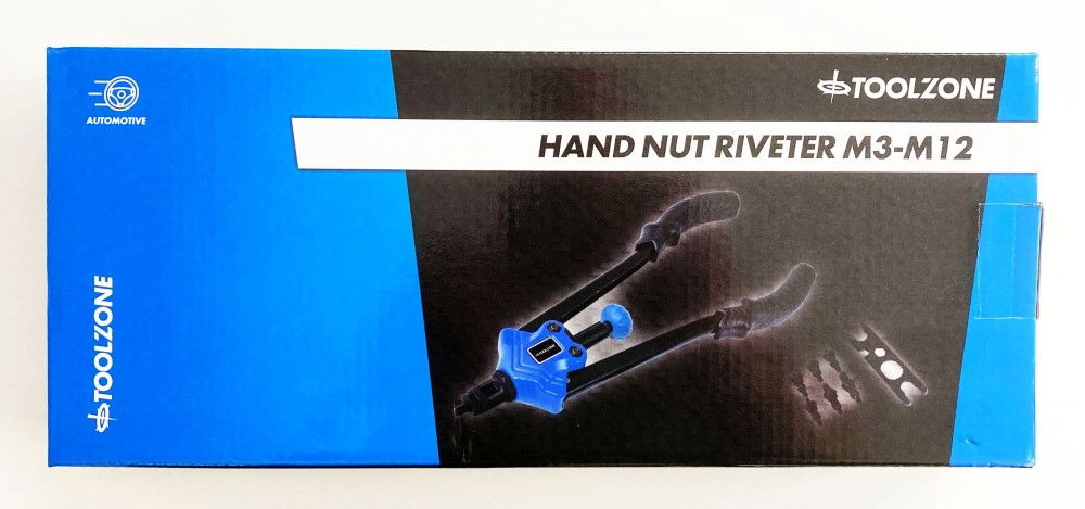 HAND NUT RIVETER M3-M12 360mm - TOOLZONE KDPRV012 image 1