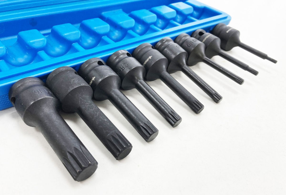 IMPACT SPLINE BIT SET 9PC M4-M16 1/2 DRIVE - TOOLZONE KDPSD070 thumbnail 8