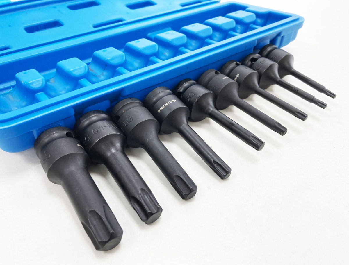 IMPACT STAR BIT SET 9PC T20-T70 1/2 DRIVE - TOOLZONE KDPSD071 thumbnail 2
