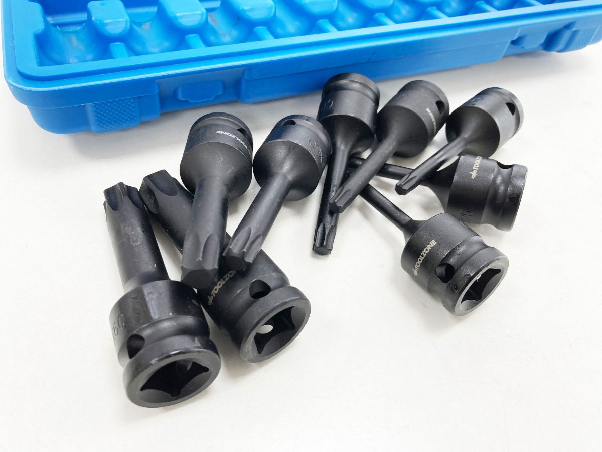 IMPACT STAR BIT SET 9PC T20-T70 1/2 DRIVE - TOOLZONE KDPSD071 thumbnail 7