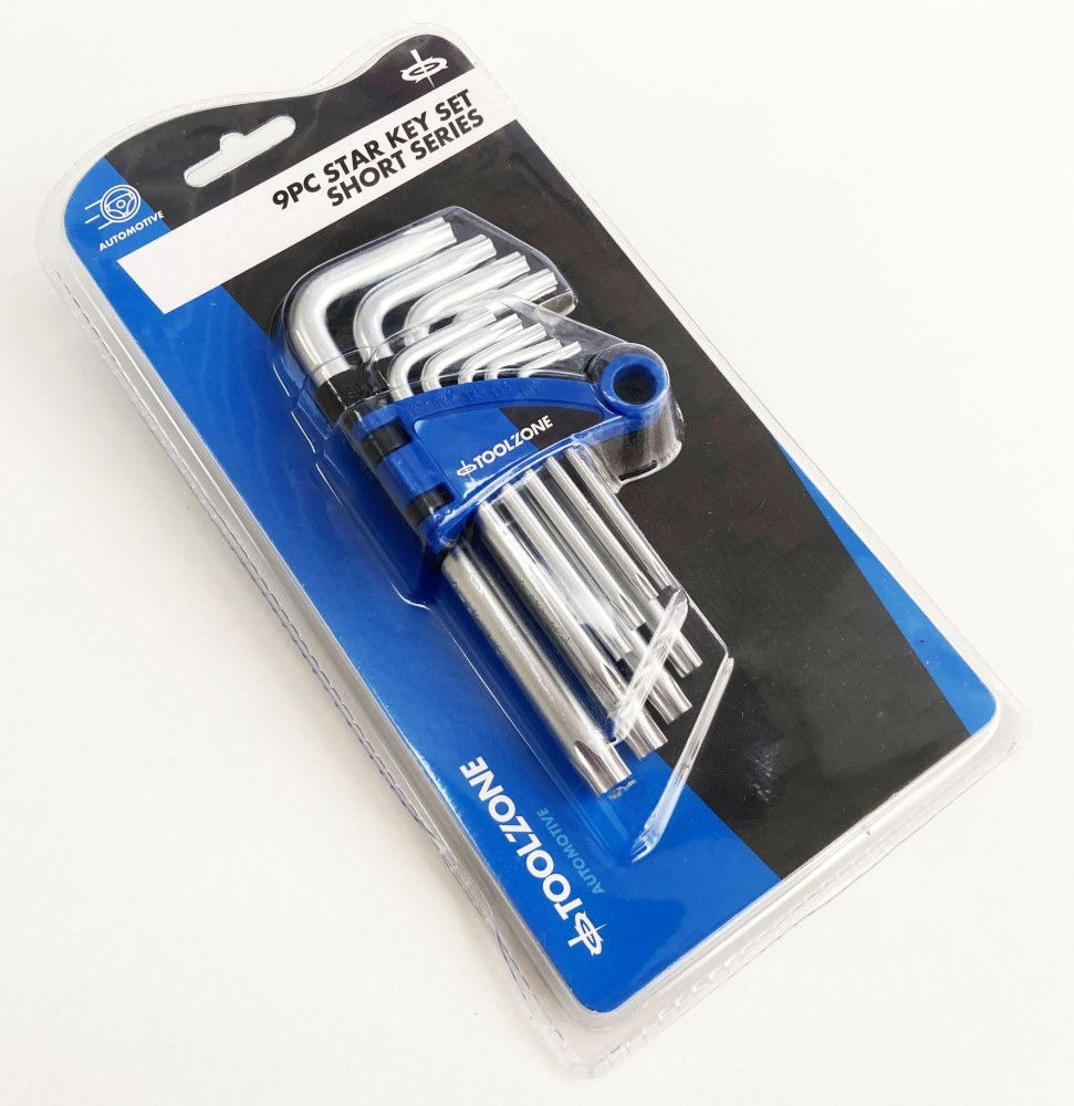 SHORT STAR KEY SET 9PC T10-T50 - TOOLZONE KDPSD073 thumbnail 6