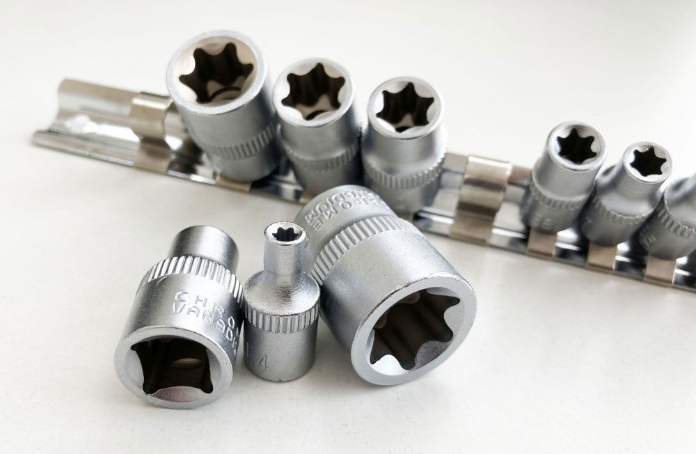FEMALE STAR SOCKET SET 10PC 4-18mm ON RAIL - TOOLZONE KDPSD077 thumbnail 5