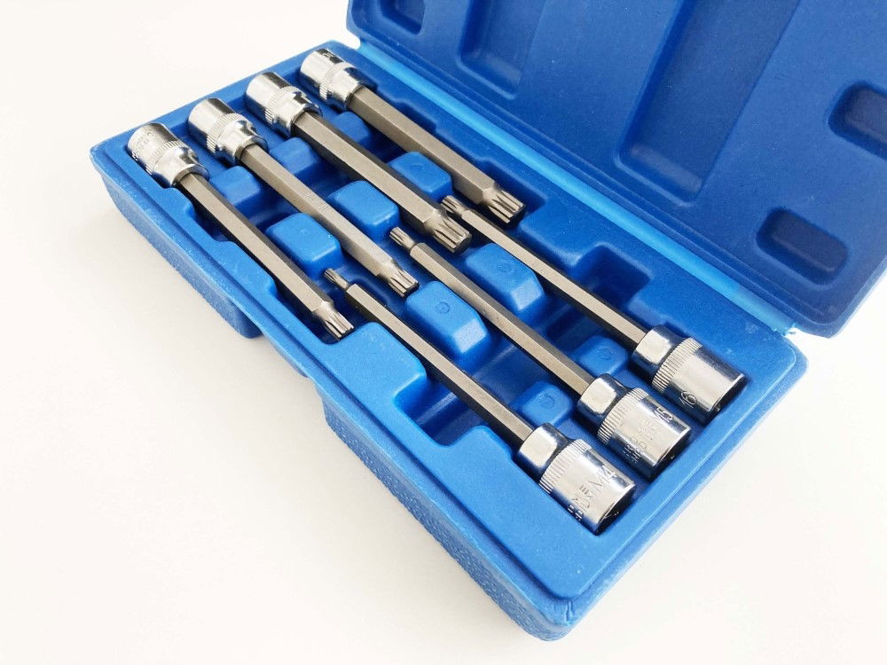 SPLINE SOCKET SET 7PC 3/8 DRIVE 110mm M4-M10 - TOOLZONE KDPSD080 thumbnail 6