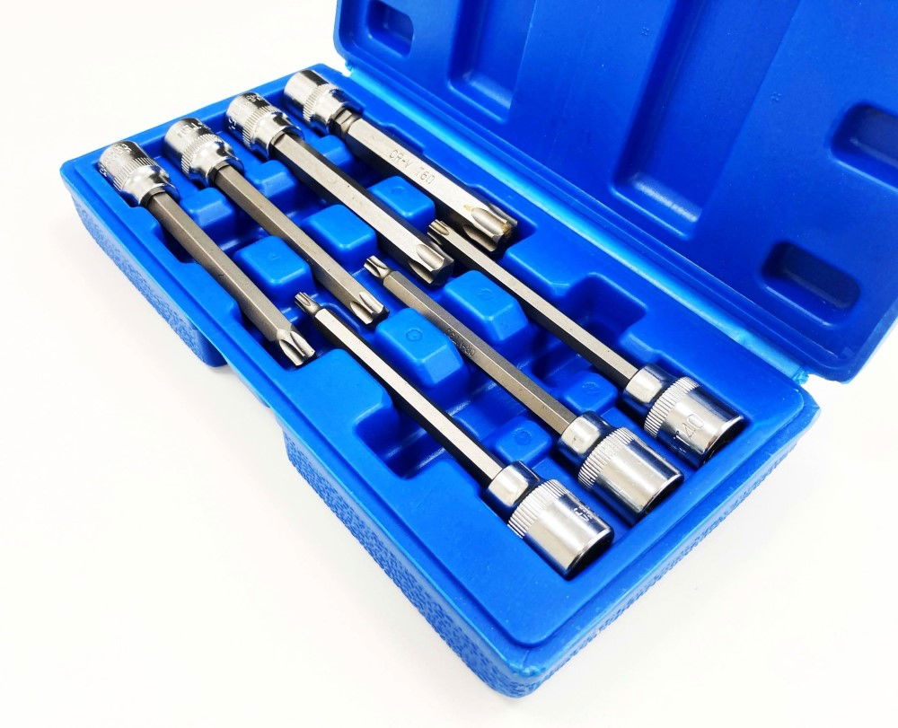STAR BIT SET 7PC 3/8 DRIVE 110mm T25-T60 - TOOLZONE KDPSD081 thumbnail 6