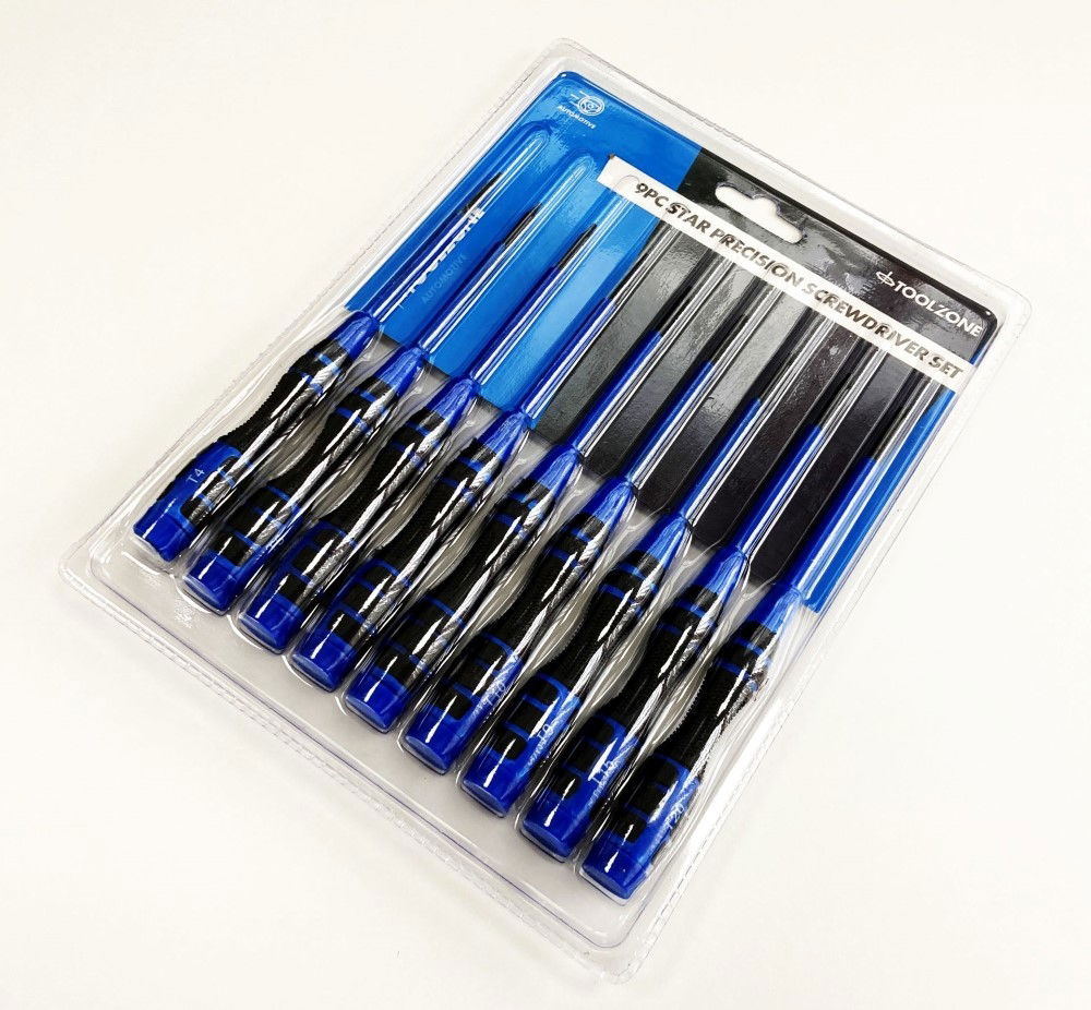 PRECISION STAR SCREWDRIVER SET 9PC T4-T20 SOFT GRIP - TOOLZONE KDPSD084 thumbnail 2