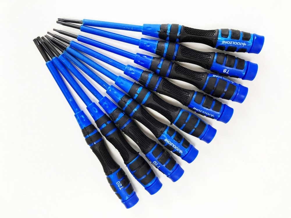 PRECISION STAR SCREWDRIVER SET 9PC T4-T20 SOFT GRIP - TOOLZONE KDPSD084 thumbnail 4