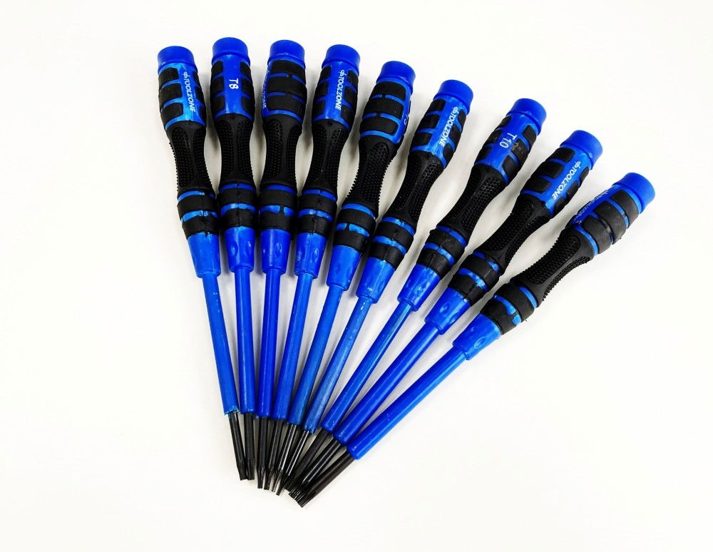 PRECISION STAR SCREWDRIVER SET 9PC T4-T20 SOFT GRIP - TOOLZONE KDPSD084 thumbnail 6