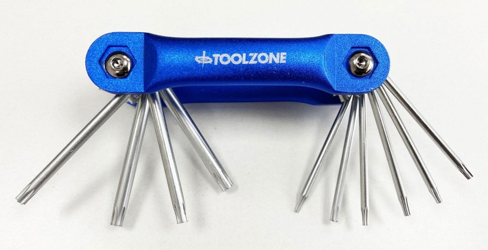 FOLDING STAR KEY SET T6-T30 ALUMINIUM FRAME - TOOLZONE KDPSD087 thumbnail 2