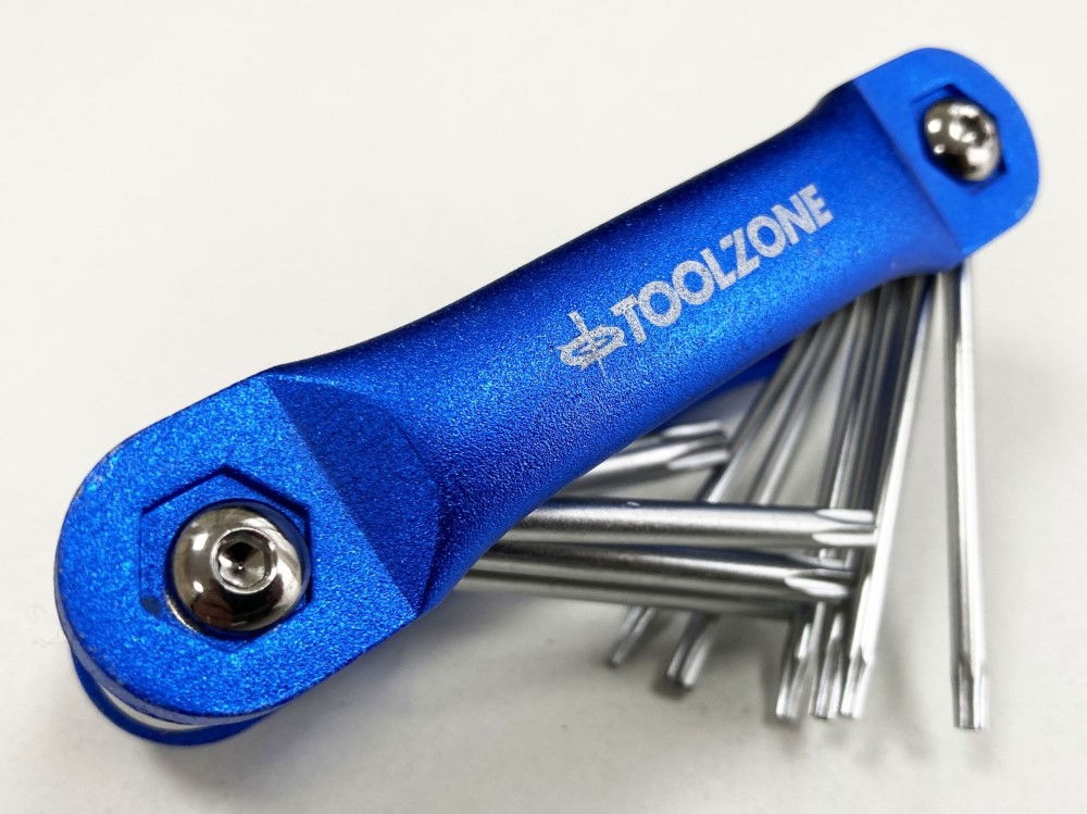 FOLDING STAR KEY SET T6-T30 ALUMINIUM FRAME - TOOLZONE KDPSD087 thumbnail 3