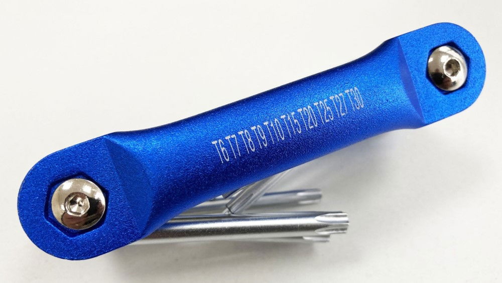 FOLDING STAR KEY SET T6-T30 ALUMINIUM FRAME - TOOLZONE KDPSD087 thumbnail 4