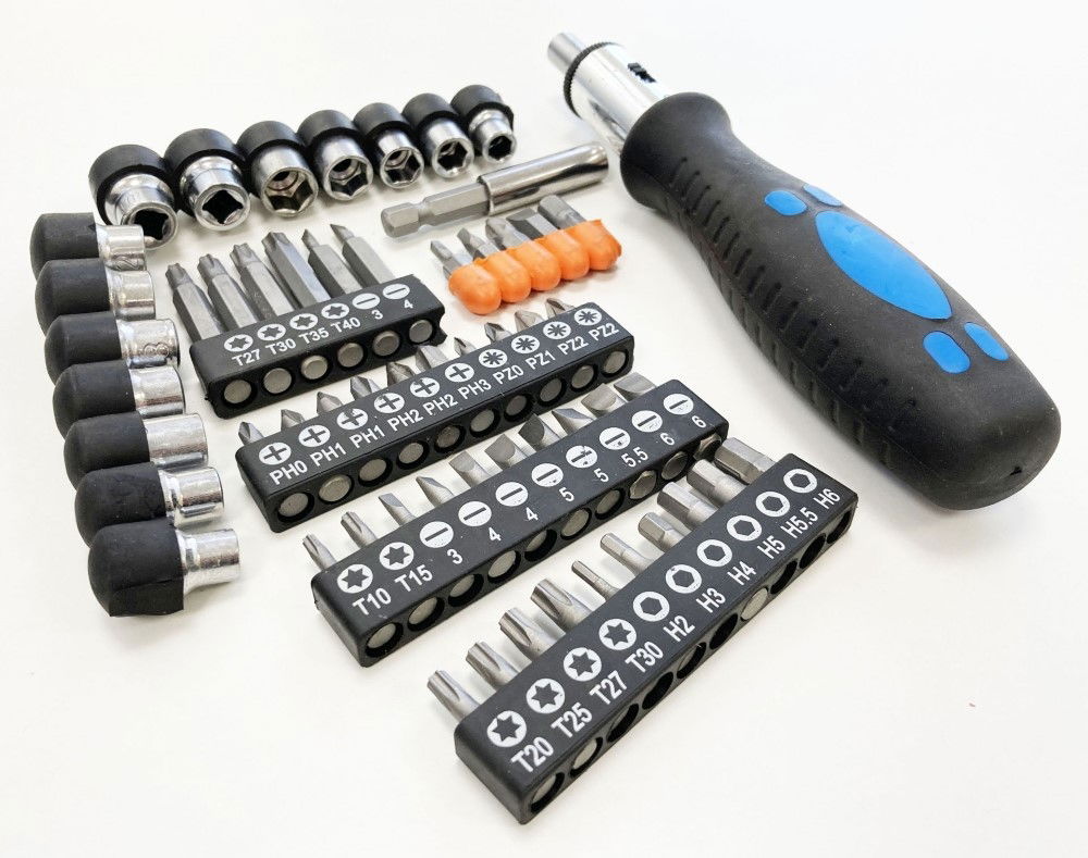 RATCHET SCREWDRIVER AND SOCKET SET 57PC - TOOLZONE KDPSD102 thumbnail 3