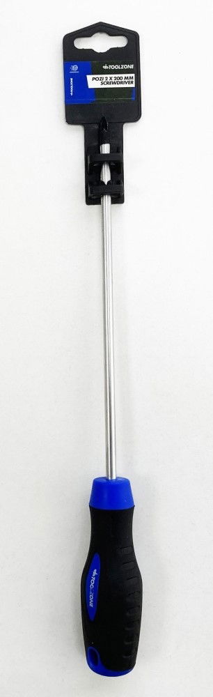 SCREWDRIVER POZI 2 200mm - TOOLZONE KDPSD107 image 1