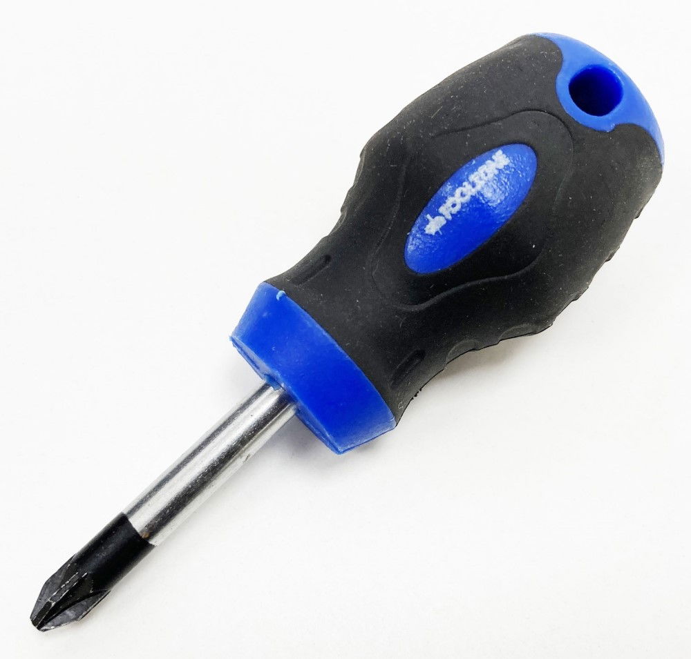 SCREWDRIVER POZI 2 38mm STUBBY - TOOLZONE KDPSD146 thumbnail 3