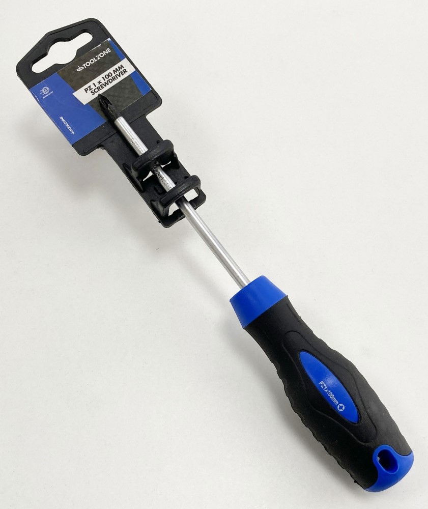 SCREWDRIVER POZI 1 100mm - TOOLZONE KDPSD151 thumbnail 2