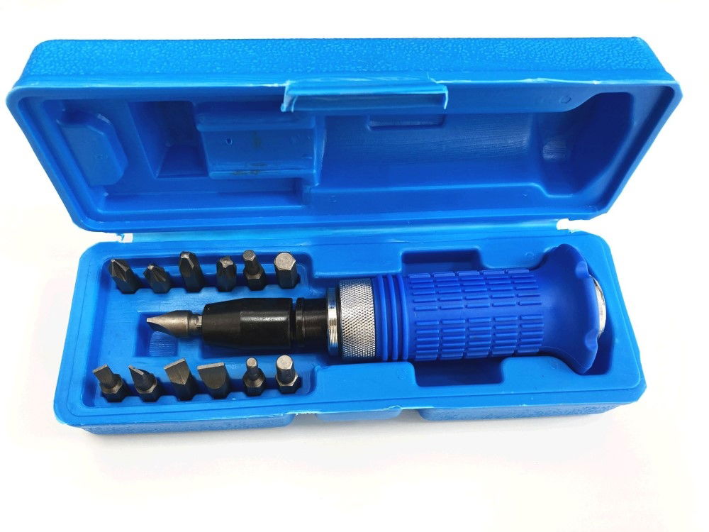 IMPACT SCREWDRIVER SET WITH 13 BITS 1/2 DRIVE - TOOLZONE KDPSD173 thumbnail 4