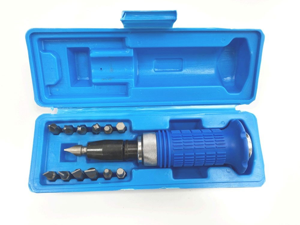 IMPACT SCREWDRIVER SET WITH 13 BITS 1/2 DRIVE - TOOLZONE KDPSD173 thumbnail 5