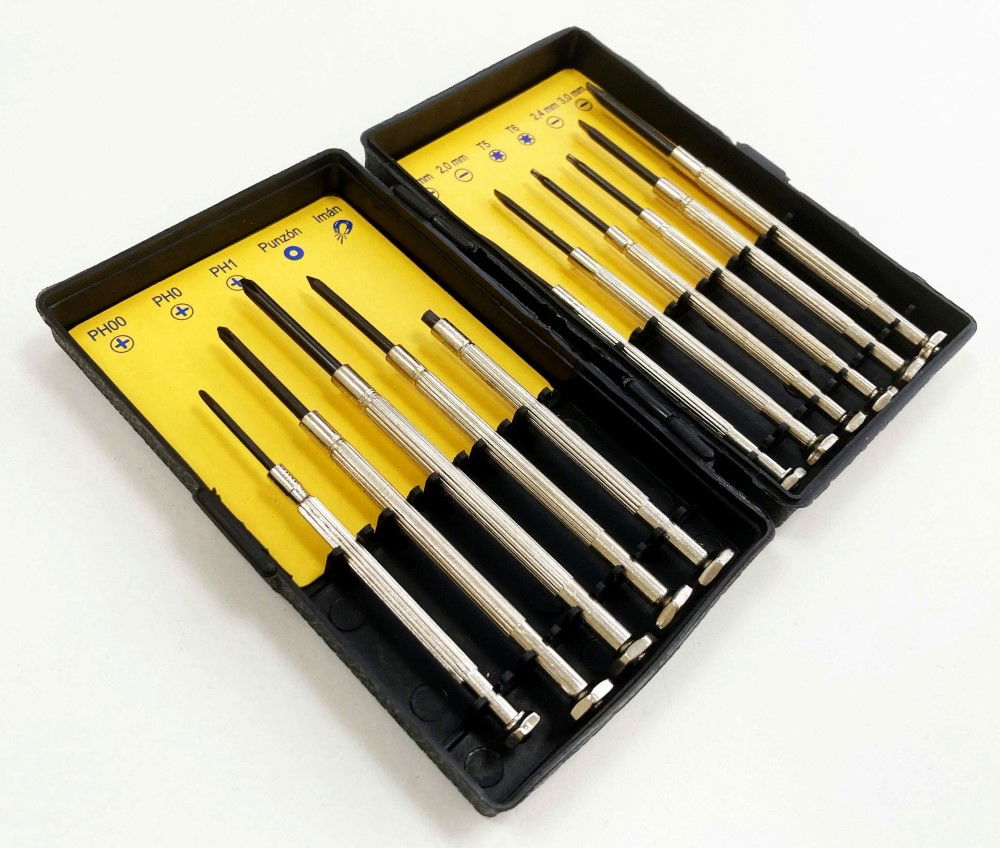 PRECISION SCREWDRIVER SET 11PC PHILLIPS 00-1 SLOT 1-3mm - TOOLZONE KDPSD211 thumbnail 7