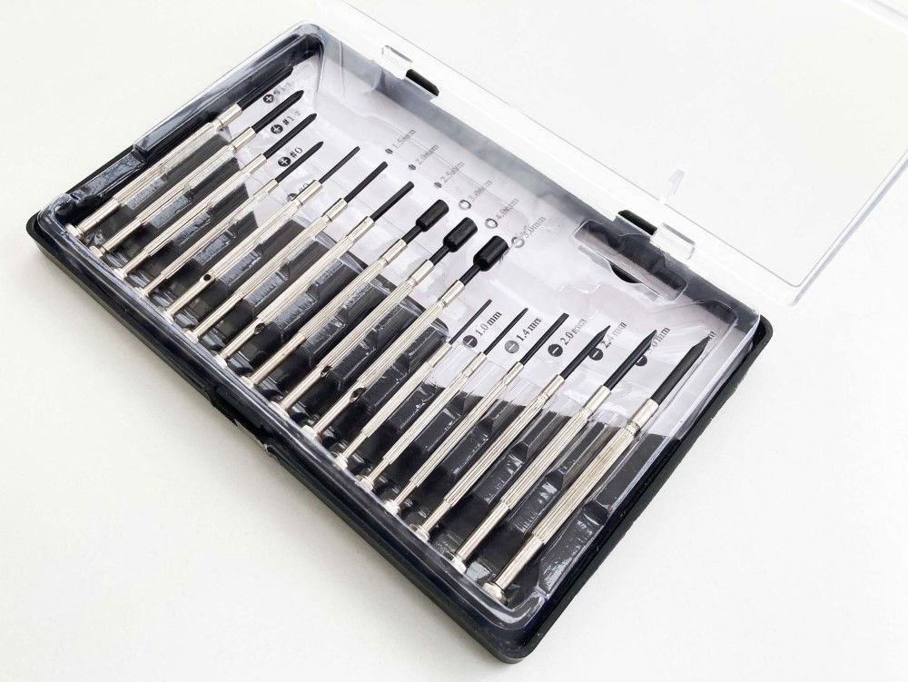 PRECISION SCREWDRIVER SET 16PC PHILLIPS 00-2 SLOT 1-3.5mm HEX 1.5-2.5 STAR 3-5 - TOOLZONE KDPSD212 thumbnail 7
