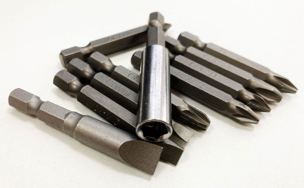 POWER BIT SET CRV SINGLE ENDED 10PC SLOT 4-8mm PH 1-3 PZ 1-3 - TOOLZONE KDPSD233 thumbnail 5