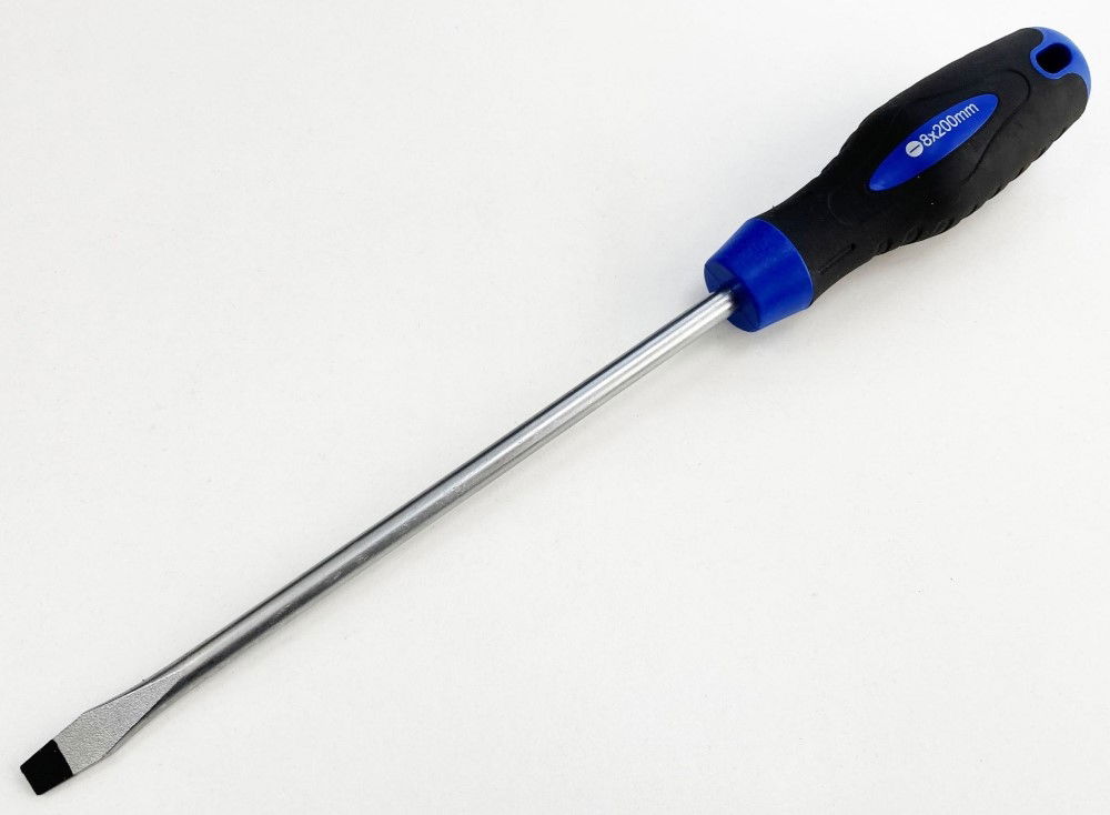 SLOT BLADE SCREWDRIVER 200mm x 8mm - TOOLZONE KDPSD249 thumbnail 3