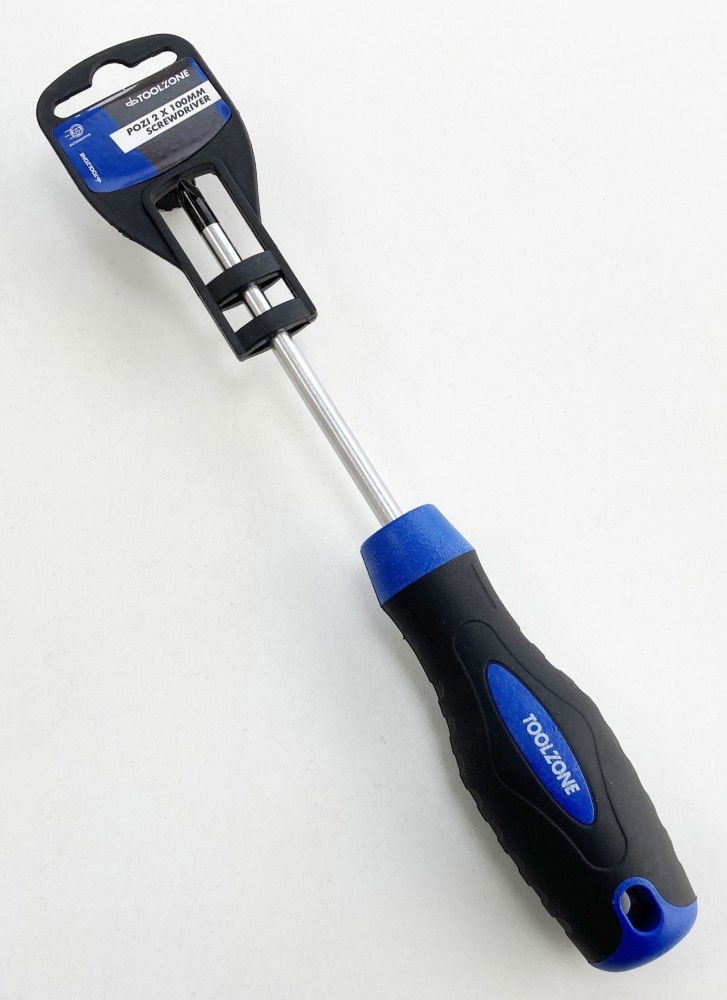 POZI SCREWDRIVER 100mm PZ2 - TOOLZONE KDPSD259 thumbnail 2