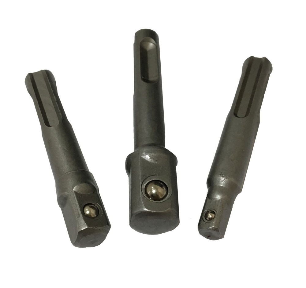 SDS PLUS SOCKET DRIVER SET 3PC 1/4 3/8 1/2 - TOOLZONE KDPSD280 image 1
