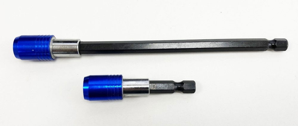 QUICK FIT BIT ADAPTOR SET 2PC 60mm 150mm 1/4 DRIVE - TOOLZONE KDPSD306 thumbnail 5