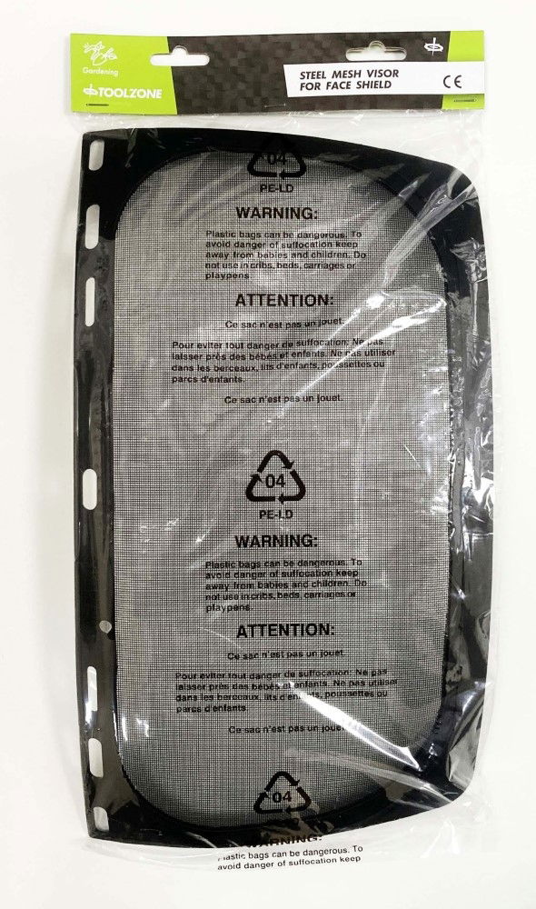 SPARE STEEL MESH VISOR FOR SF013 - TOOLZONE KDPSF008