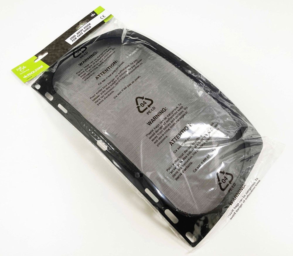 SPARE STEEL MESH VISOR FOR SF013 - TOOLZONE KDPSF008 thumbnail 2