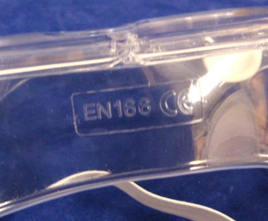 SAFETY GOGGLE CLEAR LENS 1.5mm FOUR AIR VENTS - TOOLZONE KDPSF010 thumbnail 3