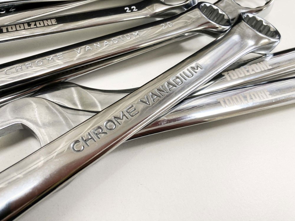 JUMBO SPANNERS SET 8PC 20-32mm CHROME VANADIUM - TOOLZONE KDPSP007 thumbnail 5