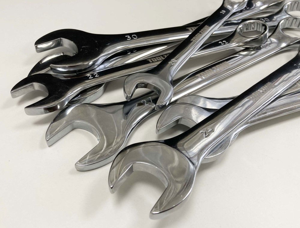 JUMBO SPANNERS SET 8PC 20-32mm CHROME VANADIUM - TOOLZONE KDPSP007 thumbnail 9