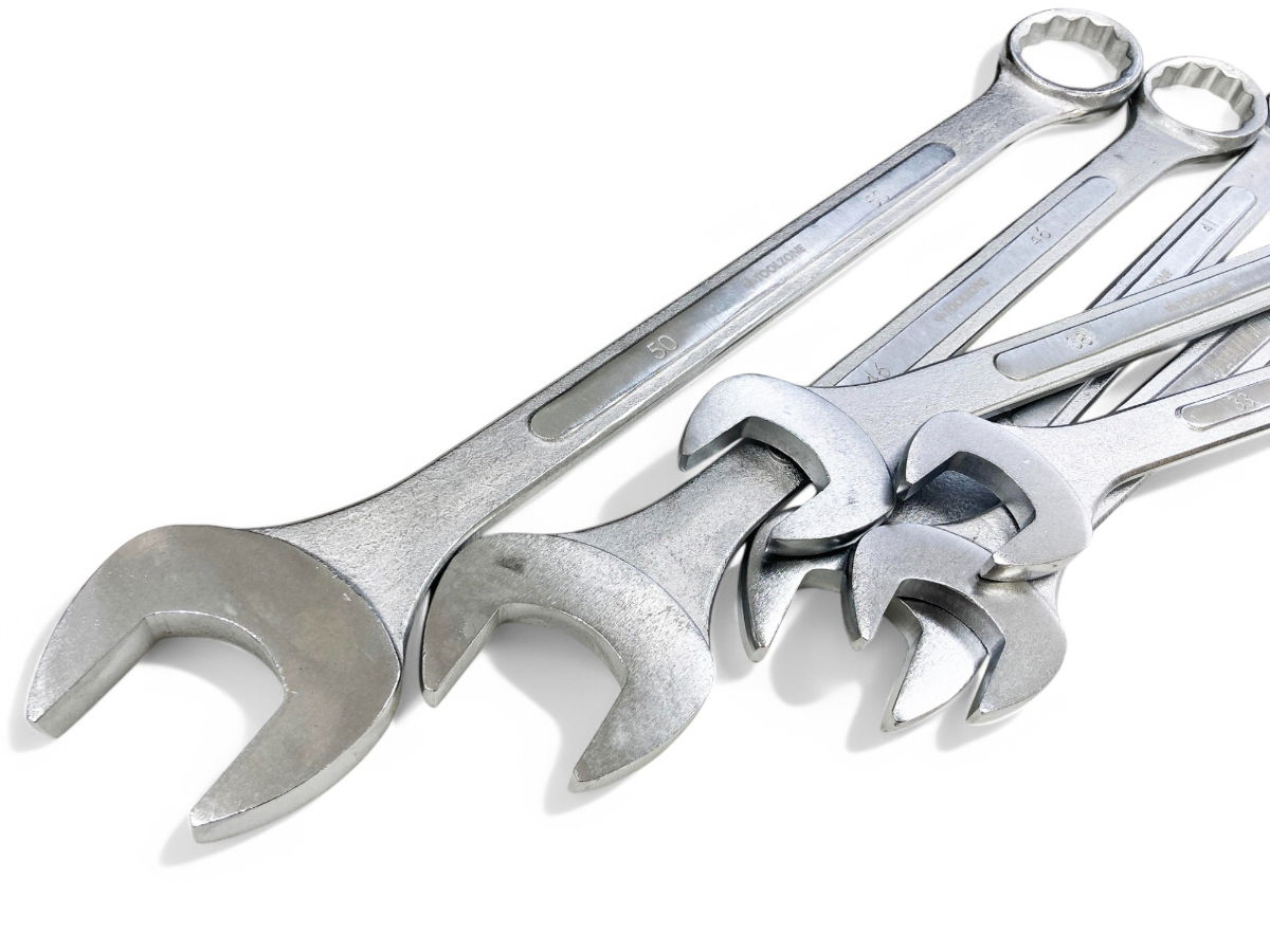 JUMBO COMBINATION SPANNERS SET 6PC 33-50mm - TOOLZONE KDPSP008 thumbnail 3