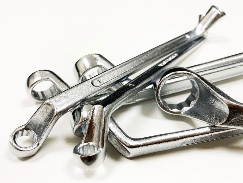 RING SPANNER SET 6PC 6x7mm TO 16x17mm DROP FORGED CHROME PLATED - TOOLZONE KDPSP023 thumbnail 6